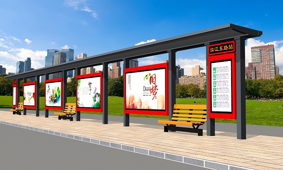 鋁型材站棚燈箱