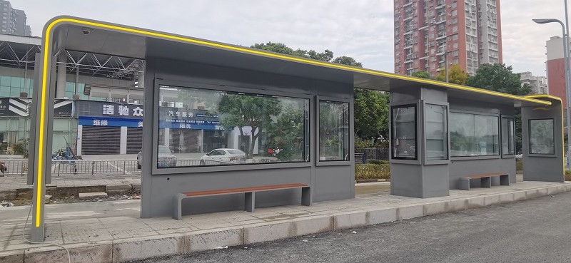 射洪公交站臺(tái)整體改造